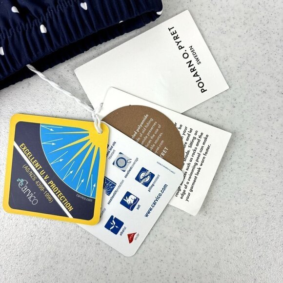 Polarn O. Pyret Swim Nappy Navy Polka Dot NWT 2-6M - Picture 5 of 9